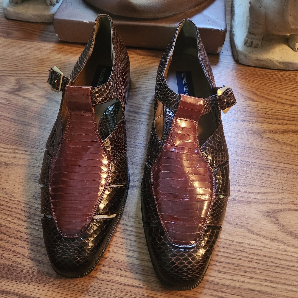 Elegant Brown Leather Men's Shoes